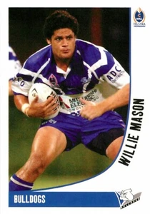 2003 CANTERBURY BULLDOGS NRL Card WILLIE MASON Daily Telegraph - Picture 1 of 2