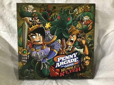 PENNY ARCADE THE GAME RUMBLE R'LYEH BOARD GAME NEW NEVER PLAYED CRYPTOZOIC - image 1 of 4