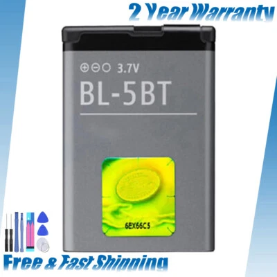 For NOKIA BL-5BT BL5BT 2600 CLASSIC N75 7510 SUPERNOVA 850mAh Battery - Image 1 of 4