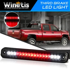 For 88-1998 Chevy GMC C/K 1500 2500 3500 Cargo 3RD Third Brake Light Lamps Smoke - Picture 1 of 11