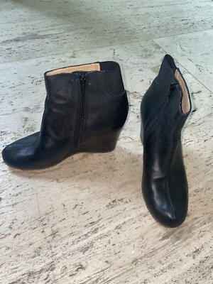 Margiela MM6 Botines Cuña Negro, 39, Hecho en Italia Foto 1 de 4