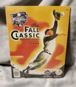 PROGRAM 2000 MLB World Series Official Mets vs Yankees Subway The Fall Classic - Picture 1 of 2