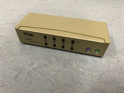Tecline Smart KVM Switch 45941 | 4 Port | For Home or Office Use | VGA | PS/2 - Bild 1 von 3