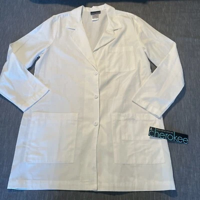 Cherokee whaite lab coat NWT size 10 - Image 1 of 4
