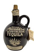 Vintage Tequila Bottle Reposado Hussong's 100% De Agave (Empty)