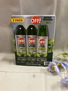 OFF! Deep Woods Insect Repellent Vill-3 Pack 2- 6oz, 1-4 oz New In box - Picture 1 of 2