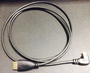 4'HDMI HD CABLE RIGHT DOWN ANGLE ELBOW PLUG FOR GOPRO HERO4 HERO5 HERO6 HERO7 - Picture 1 of 4