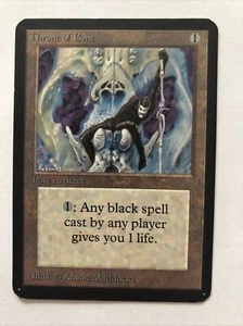 Throne of Bone X (1) Alpha - EX/NM *See Scans* 4RCards - Picture 1 of 2