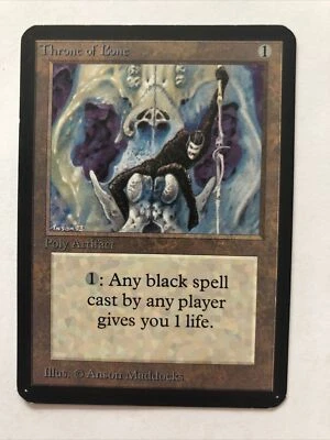 Throne of Bone X (1) Alpha - EX/NM *See Scans* 4RCards - Image 1 of 2
