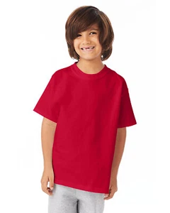 Hanes 54500 Youth Comfort Top T Shirt Preshrunk Tagless Authentic-T Tee T-Shirt - Picture 1 of 156