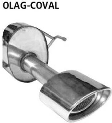 Bastuck Escape Deportivo +Adaptador Opel Astra G Sedán, Coupé, Cabriolet 153x95 - Imagen 1 de 2