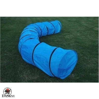 Túnel de entrenamiento de agilidad duradero para perros de 18 pies con apertura de 24" y estacas incluidas Foto 1 de 2