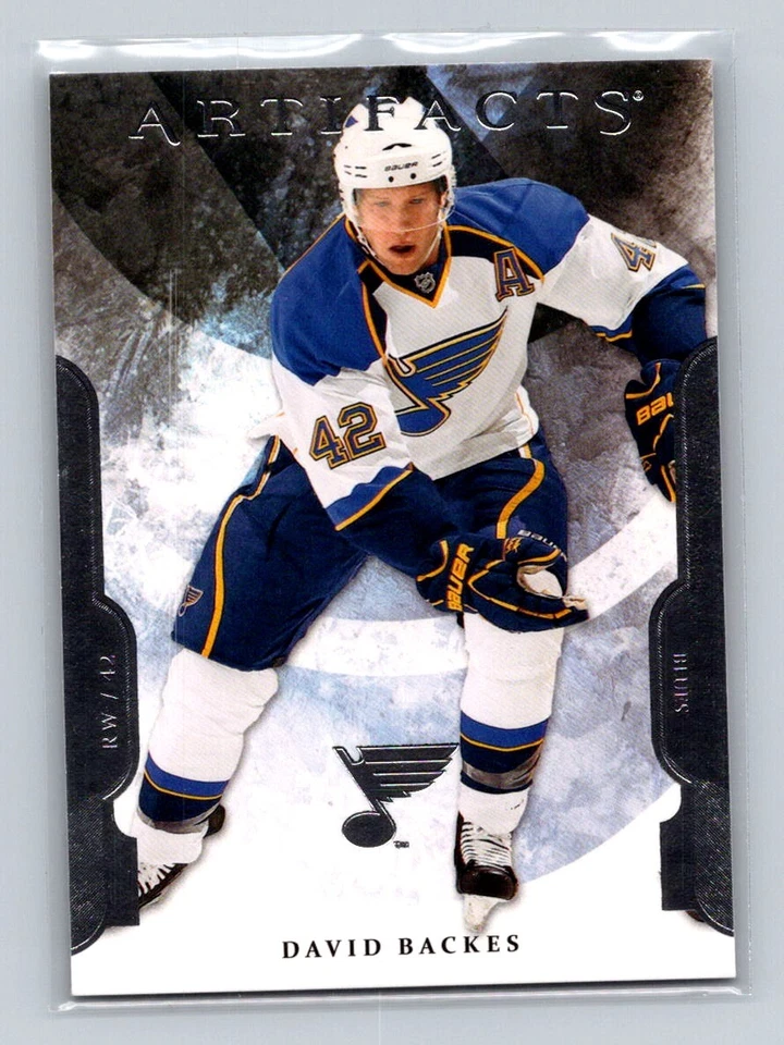 2011-12 Upper Deck Artifacts #42 David Backes St. Louis Blues - Image 1 of 2