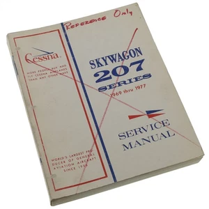 Cessna 207, T207 Maintenance Service Manual 1969 - 1977 - D2010C3-13 Very Clean - Picture 1 of 2