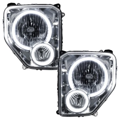ORACLE 7075-001 Pre-Assembled White Halo Headlights for 2008-2012 Jeep Liberty - Изображение 1 из 3