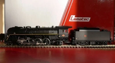 Rare LEMATEC  HO-036/6 Locomotive Vapeur 141 R 840 Sncf Noir  Brass Fulgurex - Photo 1/4