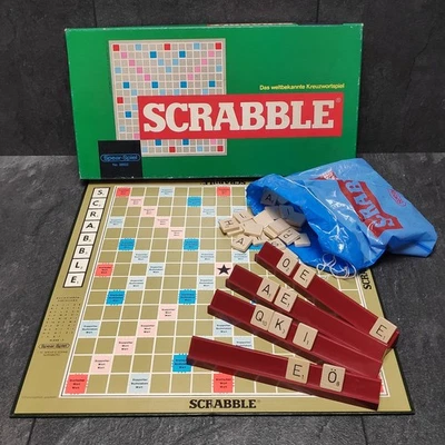 SCRABBLE Spear-Spiel Nr. 26022 Vintage Alte Version 120 Holzsteine Buchstaben - Bild 1 von 4