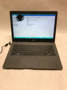 Acer A01-431 14" Intel Celeron 2GB RAM NO SSD/OS For Parts Cracked Screen!! - DW - Picture 1 of 7