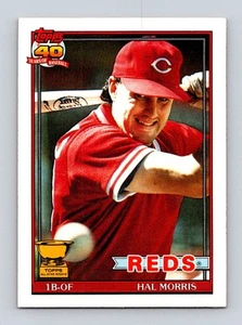 1991 Topps #642 Hal Morris Cincinnati Reds - Imagen 1 de 2
