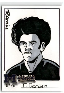 2002 TK LEGACY MICHIGAN WOLVERINES SKETCH THOM DARDEN /40 - Picture 1 of 2