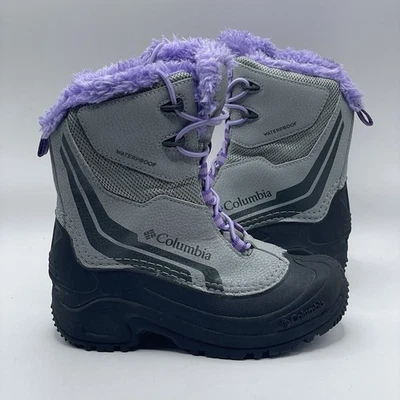 Columbia Bugaboot Plus IV Omni-Heat Botas Púrpura BY5954-036 Jóvenes Niñas Talla 2 Foto 1 de 4