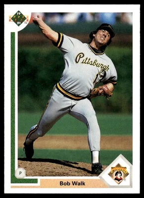 1991 Upper Deck #689 Bob Walk - Image 1 of 2