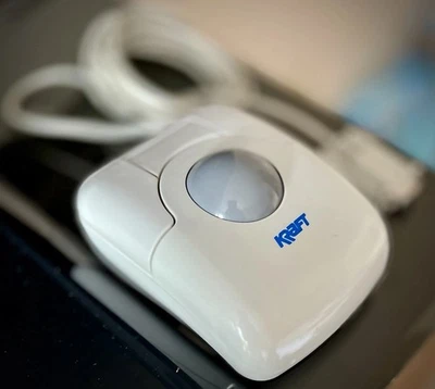 Kraft Top Trak Vintage 9 Pin Serial Mouse Includes Foot Pedal Control PC #810 - Image 1 of 4