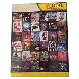 Broadway Musicals 1000 Pieces Jigsaw Puzzle for Adults NEW & Sealed - Picture 1 of 7