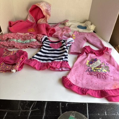 Lote 8 Roupas de Boneca Compatível com Bonecas Play de 18 Polegadas Pode Cheirar Mofo Usado Oito Itens - Imagem 1 de 4