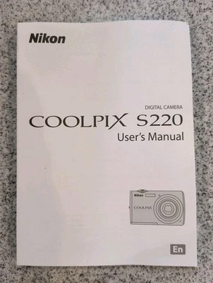 Nikon CoolPix S220 User's / Instruction Manual: 150 Pages - Image 1 of 3