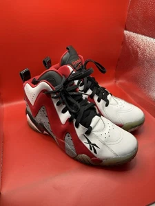 Size 8.5 - Reebok Kamikaze 2 Cement Trail Blazers Basketball Shoes V61152 Mens - Picture 1 of 6