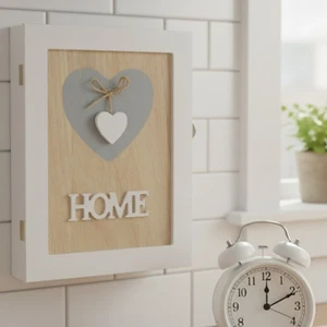 Caja de gabinete de madera de 6 llaves 'HOME' - Imagen 1 de 6