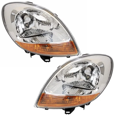 Scheinwerfer Set für Renault Kangoo 1 Nissan Kubistar H4 Halogen Blinker GE - Bild 1 von 4