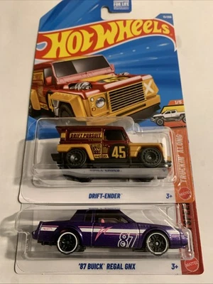 Hot Wheels 2026 A Case STH y TH Drift Ender y 87 Buick Regal GNX Foto 1 de 4