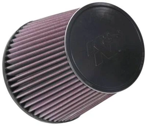 K&N Universal Clamp-On Air Filter Round Tapered 5" x 1" Rubber Top RU-1037 - Picture 1 of 2