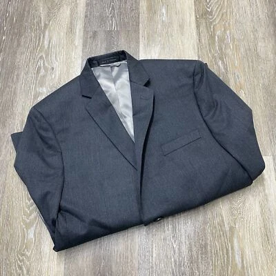 MARC NEW YORK Button Front Grey Suit Jacket with Lining Men's Size 20 Regular - Image 1 of 4
