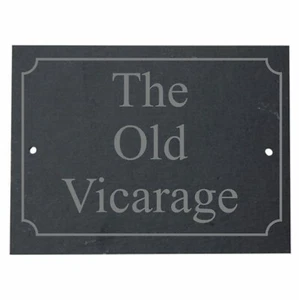 Personalisierte Premium Qualität Schieferhaus Schild Plakette 200 x 150 mm - Bild 1 von 1