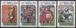 F-EX28672 LESOTHO MNH 1992 OLYMPIC GAMES BARCELONA ATHLETICS EQUESTRIAN. - Picture 1 of 1