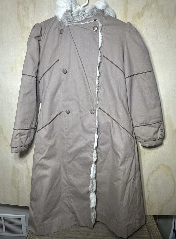 Gabardina London Fog de piel sintética para mujer talla 14 Foto 1 de 4