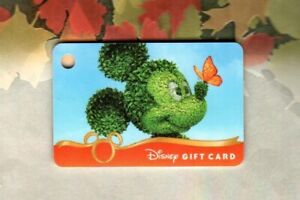 DISNEY Epcot International Flower Festival ( 2013 ) Mini Gift Card ( $0 )