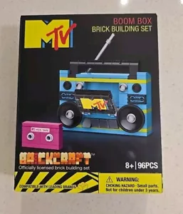 Brand New MTV Brickcraft Boom Box Brick Building Set 96 pcs - Picture 1 of 2