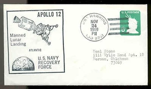 11/24/69 USS Hawkins DD-873  Apollo 12 Atlantic US Navy Recovery Fleet - Picture 1 of 1