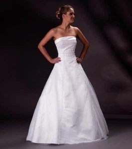 House of Wu Private Collection Wedding Gown Bridal Dress Sz 6 New NWT 8714 - Picture 1 of 5