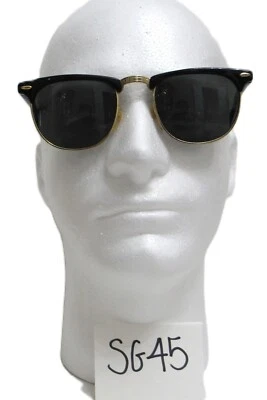 Gafas de sol Foster Grant vintage para hombre en tono negro y dorado Foto 1 de 4