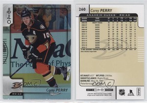 2017-18 O-Pee-Chee Rainbow Foil Corey Perry #260