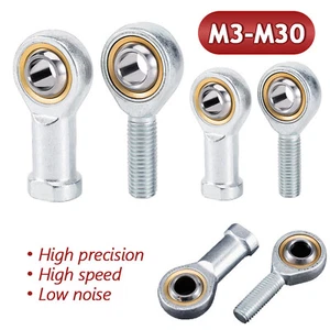 Rose Joint Male/Female Rod End Bearing Right/Left Thread M5 M6 M8 M10 M12-M30 - Picture 1 of 23