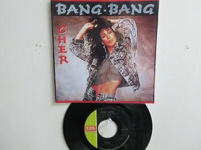 💥 ' CHER '  HIT 45 + PICTURE [BANG BANG (My Baby Shot Me Down]  1966 !   💥 - Image 1 of 4