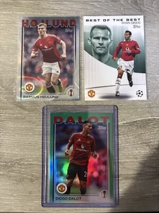 Topps UCC 24/25 Diogo Dalot Numbered /99 Ryan Giggs Hojlund Manchester United - Picture 1 of 2