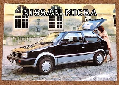 1986 NISSAN MICRA Sales Brochure - L Colette SGL Auto - Image 1 of 4