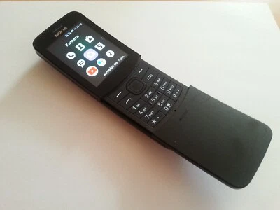 NOKIA 8110 4G SCHWARZ TOP+OVP+VIELE EXTRAS+RECHNUNG+DHL VERSAND - Bild 1 von 4